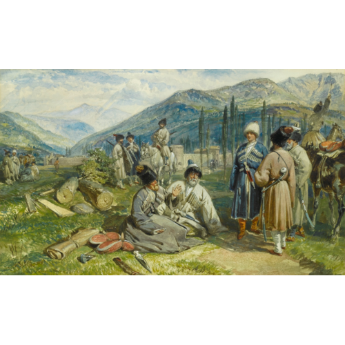 Circassians at the Fort of Waia